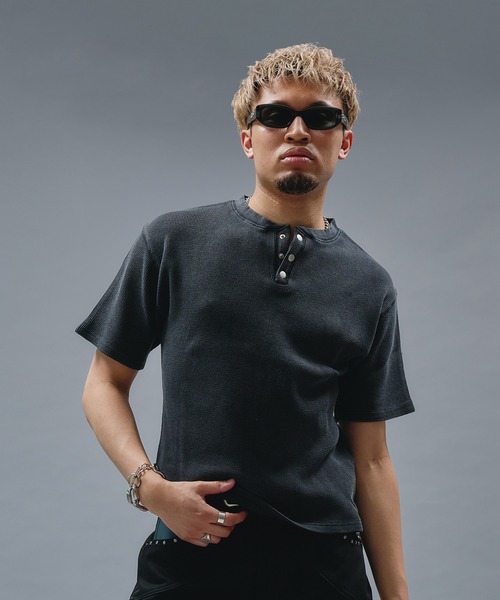 Metal Henry neck Thermal T/ メタルヘンリーネックサーマルT（Tシャツ