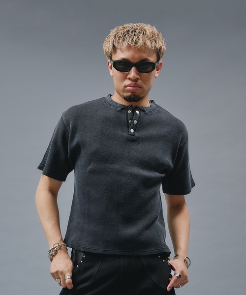 Metal Henry neck Thermal T/ メタルヘンリーネックサーマルT（Tシャツ