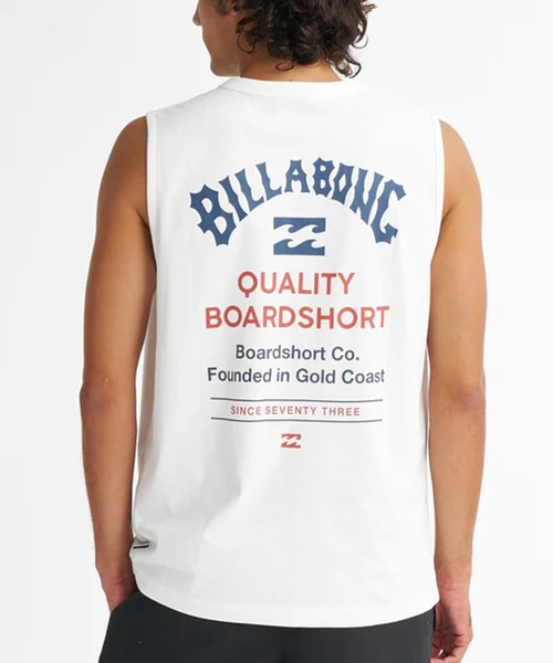 BILLABONG(ビラボン)の「BILLABONG/ビラボン タンクトップ ARCH 73 BG01A350(タンクトップ・メンズ・スミクロ/オフホワイト・M/L)」の2枚目の写真