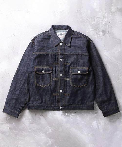 HOUSTON ヒューストン U.S. COTTON TYPE2 DENIM SHIRT JACKET US