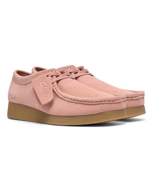 Clarks(クラークス)の「クラークス WallabeeEVOSh ワラビーエヴォシュー(モカシン/デッキシューズ・レディース・ピンク系その他・55/50/45/40/35/30)」の4枚目の写真