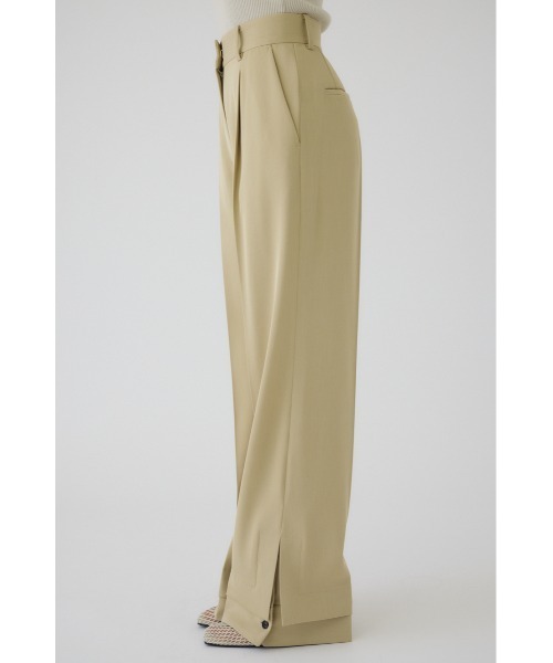 RIM.ARK（リムアーク）の「Cuff detail straight PT カフ ディテール ストレート パンツ（スラックス・レディース・ブラック/ネイビー/ベージュ・38/36）」の16枚目の写真