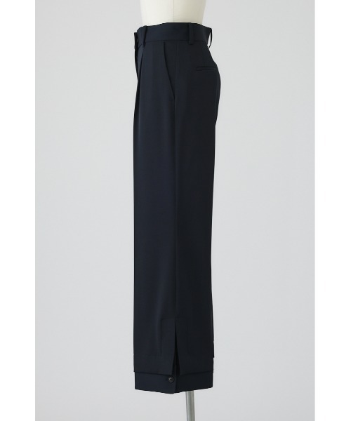 RIM.ARK（リムアーク）の「Cuff detail straight PT カフ ディテール ストレート パンツ（スラックス・レディース・ブラック/ネイビー/ベージュ・38/36）」の21枚目の写真