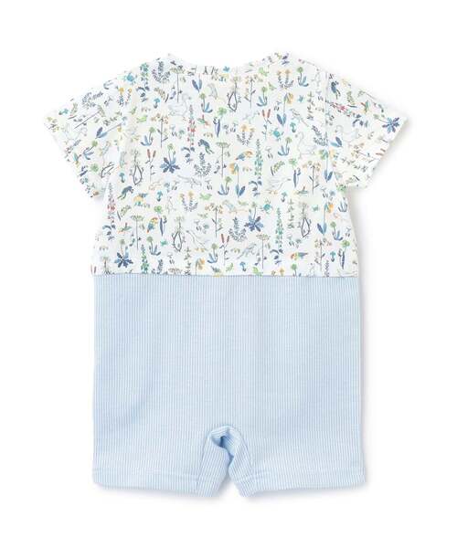 sense of wonder（センスオブワンダー）の「THEO BOYSショートオール（ロンパース・キッズ・ブルー・70cm/80ｃｍ）」の2枚目の写真