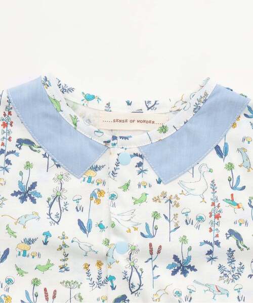 sense of wonder（センスオブワンダー）の「THEO BOYSショートオール（ロンパース・キッズ・ブルー・70cm/80ｃｍ）」の3枚目の写真