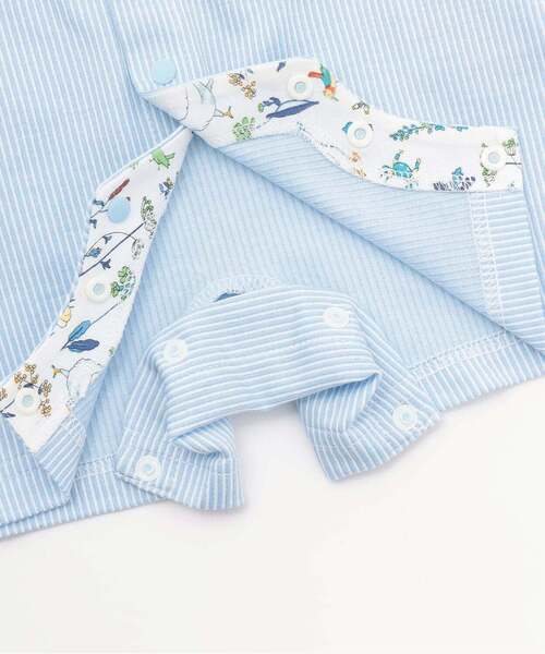 sense of wonder（センスオブワンダー）の「THEO BOYSショートオール（ロンパース・キッズ・ブルー・70cm/80ｃｍ）」の6枚目の写真