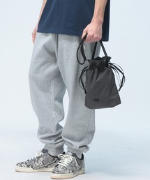 SML（エスエムエル）の「SML (エスエムエル) 巾着バッグ 撥水 テフロン MULTI POCKET DRAWSTRING M ショルダーバッグ ミニバッグ ドローストリングバッグ K904094（ショルダーバッグ）」