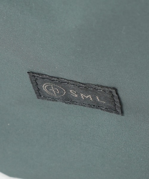SML(エスエムエル)の「SML (エスエムエル) 巾着バッグ MULTI POCKET DRAWSTRING M テフロン ショルダーバッグ ミニバッグ ドローストリングバッグ K904094(ショルダーバッグ・メンズ・グレー/ブラック/グリーン・ONE SIZE)」の12枚目の写真