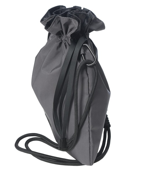 SML(エスエムエル)の「SML (エスエムエル) 巾着バッグ MULTI POCKET DRAWSTRING M テフロン ショルダーバッグ ミニバッグ ドローストリングバッグ K904094(ショルダーバッグ・メンズ・グレー/ブラック/グリーン・ONE SIZE)」の15枚目の写真