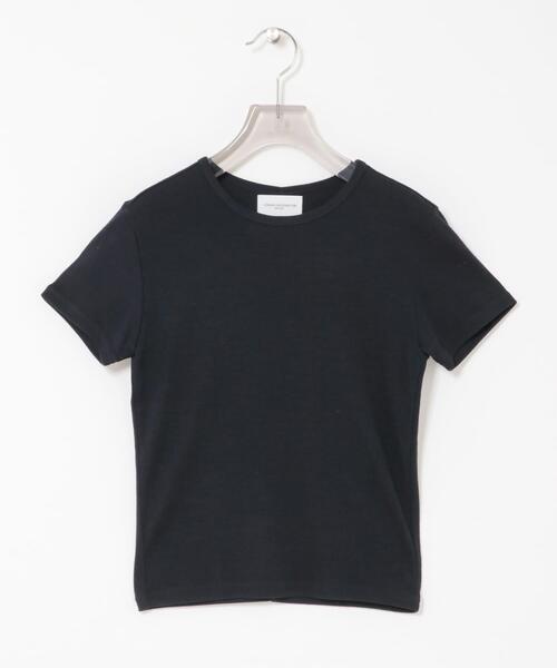 URBAN RESEARCH（アーバンリサーチ）の「new basic　WASHABLE WOOL BABY T-SHIRTS（Tシャツ/カットソー・レディース・チャコールグレー/ブラック/ネイビー・40/38/36）」の3枚目の写真