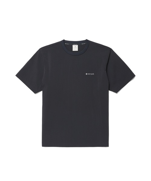 Snow Peak（スノーピーク）の「Snow Peak / Root Woven Patch S/S T-Shirt ルートウーブンワッペン S/S Tシャツ 海外限定（Tシャツ/カットソー・メンズ・ダークネイビー/ブラック/ライトベージュ・M/L/XL/2XL）」の3枚目の写真