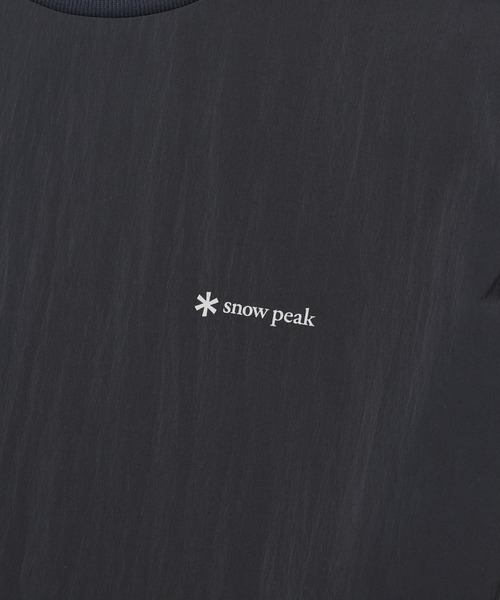 Snow Peak（スノーピーク）の「Snow Peak / Root Woven Patch S/S T-Shirt ルートウーブンワッペン S/S Tシャツ 海外限定（Tシャツ/カットソー・メンズ・ダークネイビー/ブラック/ライトベージュ・M/L/XL/2XL）」の5枚目の写真