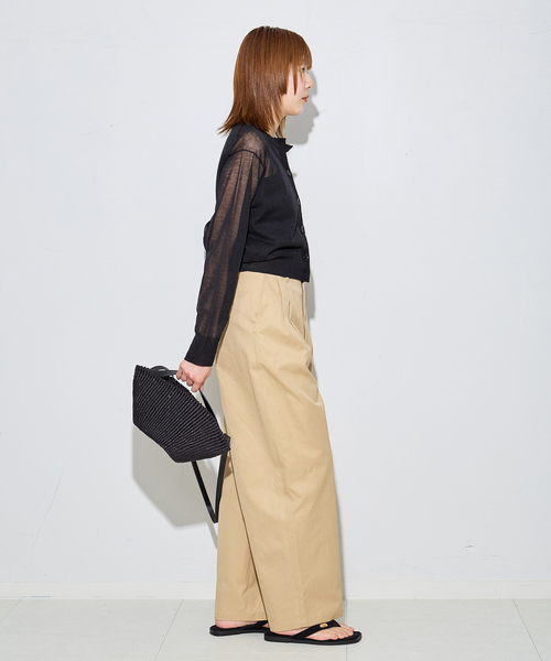 journal standard L'essage(ジャーナルスタンダードレサージュ)の「ドライギャバ チノパンツ(チノパンツ・レディース・ベージュ/ホワイト・34/36/38/40)」の10枚目の写真