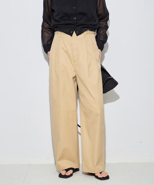 journal standard L'essage(ジャーナルスタンダードレサージュ)の「ドライギャバ チノパンツ(チノパンツ・レディース・ベージュ/ホワイト・34/36/38/40)」の12枚目の写真