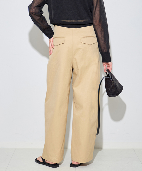 journal standard L'essage(ジャーナルスタンダードレサージュ)の「ドライギャバ チノパンツ(チノパンツ・レディース・ベージュ/ホワイト・34/36/38/40)」の14枚目の写真