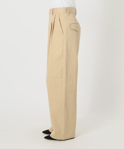 journal standard L'essage(ジャーナルスタンダードレサージュ)の「ドライギャバ チノパンツ(チノパンツ・レディース・ベージュ/ホワイト・34/36/38/40)」の16枚目の写真