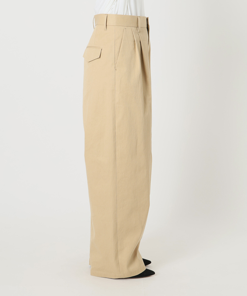 journal standard L'essage(ジャーナルスタンダードレサージュ)の「ドライギャバ チノパンツ(チノパンツ・レディース・ベージュ/ホワイト・34/36/38/40)」の18枚目の写真