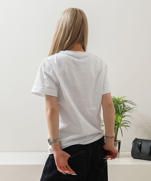 1111clothing(ワンフォークロージング)の「ハートスパイダー Tシャツ / Heart Spider T-shirt(Tシャツ/カットソー・メンズ・ホワイト/ブラック/ピンク・XL/L/M)」の8枚目の写真
