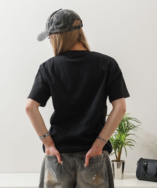 1111clothing(ワンフォークロージング)の「ハートスパイダー Tシャツ / Heart Spider T-shirt(Tシャツ/カットソー・メンズ・ホワイト/ブラック/ピンク・XL/L/M)」の15枚目の写真