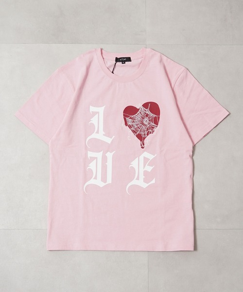 1111clothing(ワンフォークロージング)の「ハートスパイダー Tシャツ / Heart Spider T-shirt(Tシャツ/カットソー・メンズ・ホワイト/ブラック/ピンク・XL/L/M)」の19枚目の写真