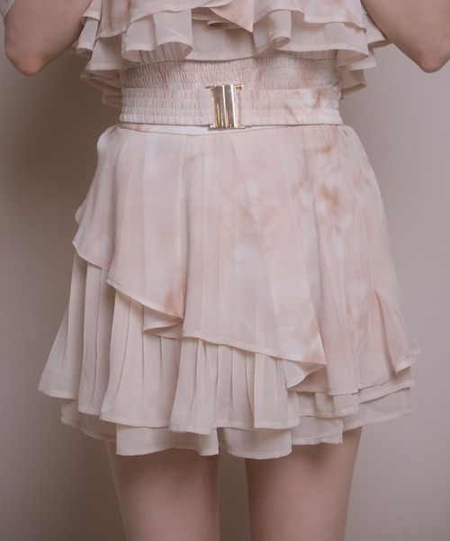 LIPSERVICE（リップサービス）の「アシメティアードフレアスカート（スカート・レディース・アイボリー/ブラック/その他2・S/M）」の3枚目の写真