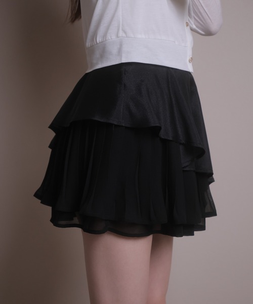 LIPSERVICE（リップサービス）の「アシメティアードフレアスカート（スカート・レディース・アイボリー/ブラック/その他2・S/M）」の19枚目の写真