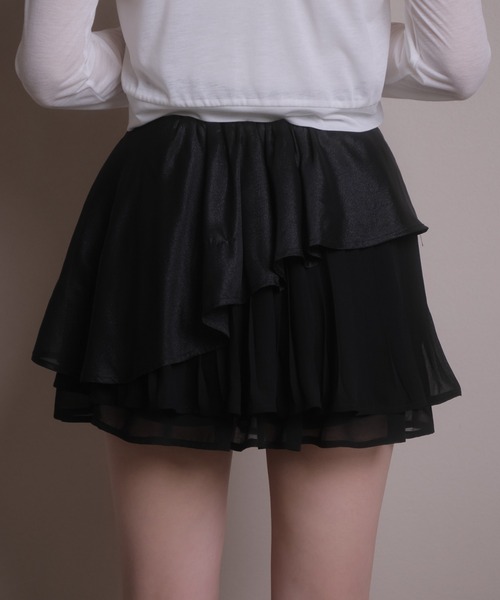 LIPSERVICE（リップサービス）の「アシメティアードフレアスカート（スカート・レディース・アイボリー/ブラック/その他2・S/M）」の18枚目の写真