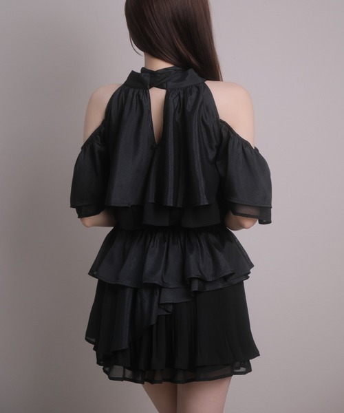 LIPSERVICE（リップサービス）の「アシメティアードフレアスカート（スカート・レディース・アイボリー/ブラック/その他2・S/M）」の14枚目の写真