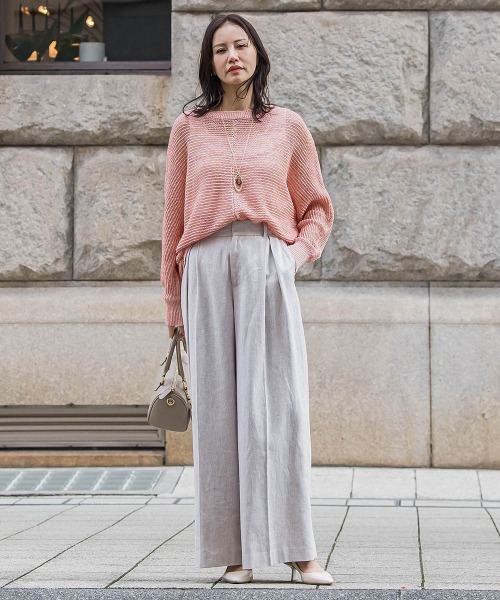 LAUTREAMONT(ロートレアモン)の「HANNONドルマンニット≪手洗い≫(ニット/セーター・レディース・ブラウン/ブルー系その他/ピンク系その他・9号)」の20枚目の写真