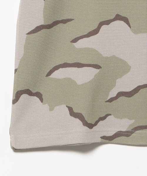 BEAMS T(ビームスティー)の「Camo Waffle Henley Neck T-shirt(Tシャツ/カットソー・メンズ・その他/その他1・S/M/XL/L)」の9枚目の写真