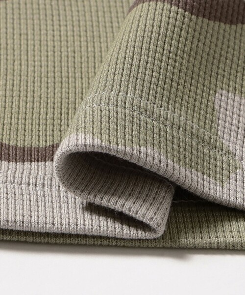BEAMS T(ビームスティー)の「Camo Waffle Henley Neck T-shirt(Tシャツ/カットソー・メンズ・その他/その他1・S/M/XL/L)」の11枚目の写真
