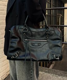 mline（エムライン）の「[mline]スタッズボストンバッグ（ボストンバッグ）」