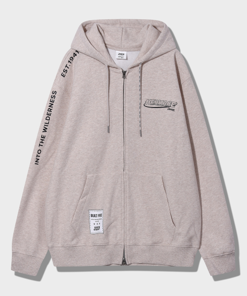 JEEP(ジープ)の「RUSHラインフードジップアップ(JQ5TZU203MB)(パーカー・レディース・その他・SMALL/MEDIUM/LARGE/X-LARGE/2XL)」の3枚目の写真