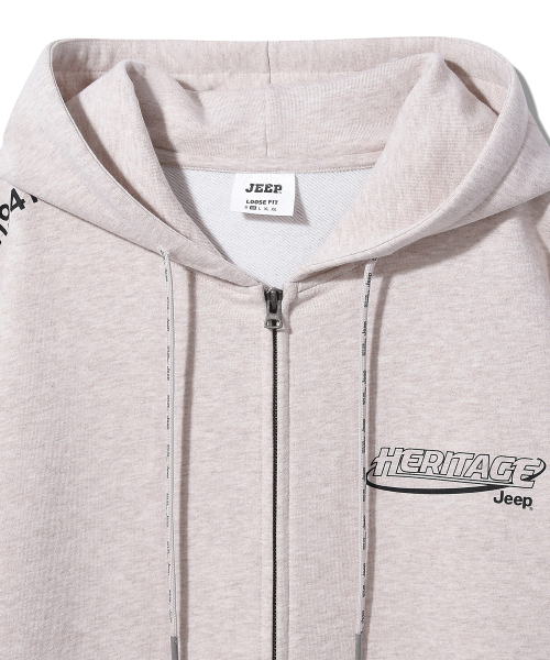 JEEP(ジープ)の「RUSHラインフードジップアップ(JQ5TZU203MB)(パーカー・レディース・その他・SMALL/MEDIUM/LARGE/X-LARGE/2XL)」の5枚目の写真