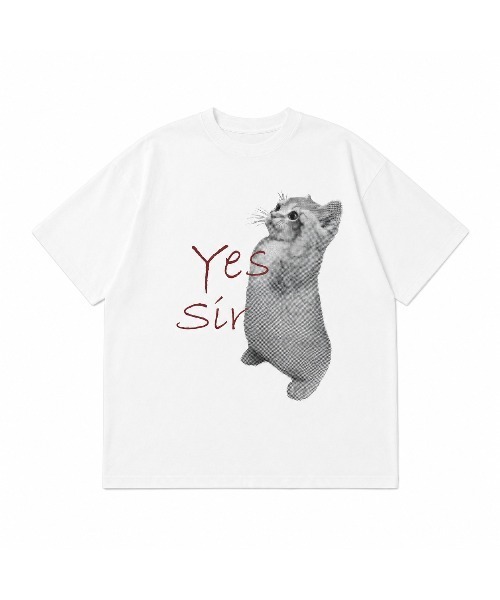 Neko Print полуспортивная футболка с коротким рукавом