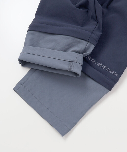 BeBe（ベベ）の「リップストップストレッチ配色コンバーチブルパンツ(90~160cm)（その他パンツ・キッズ・ネイビー・140cm/120cm/130cm/150cm）」の17枚目の写真