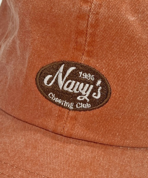 PAR ICI（パーリッシィ）の「【使用不可】NAVYS cheering club バイカラーキャップ（キャップ・レディース・ブルー/オレンジ系・FREE）」の4枚目の写真