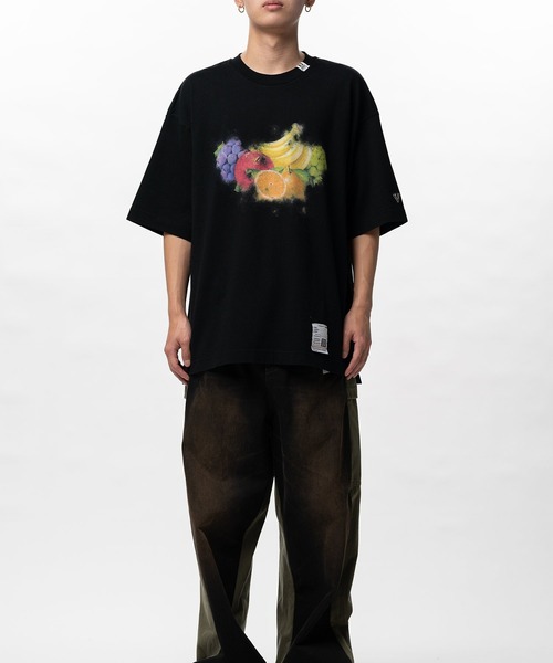 Maison MIHARA YASUHIRO(メゾンミハラヤスヒロ)の「【MIHARAYASUHIRO/ミハラヤスヒロ】Fruit Printed T-shirt / FRUIT PRINTED TEE(Tシャツ/カットソー・メンズ・ホワイト/ブラック・48/46/44)」の10枚目の写真