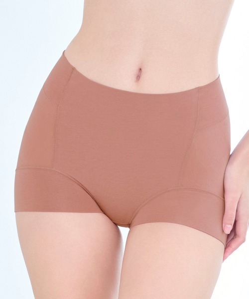 BRADELIS NEWYORK(ブラデリスニューヨーク)の「森みなのオーガニックコットン混エアリーショーツ26 モアナモリーズ ブラデリス 補正下着 補整(ショーツ・レディース・ブラック/オレンジ系/グリーン系/ラベンダー/グレイッシュベージュ・LL/L/M/5L/4L/3L/S)」の5枚目の写真