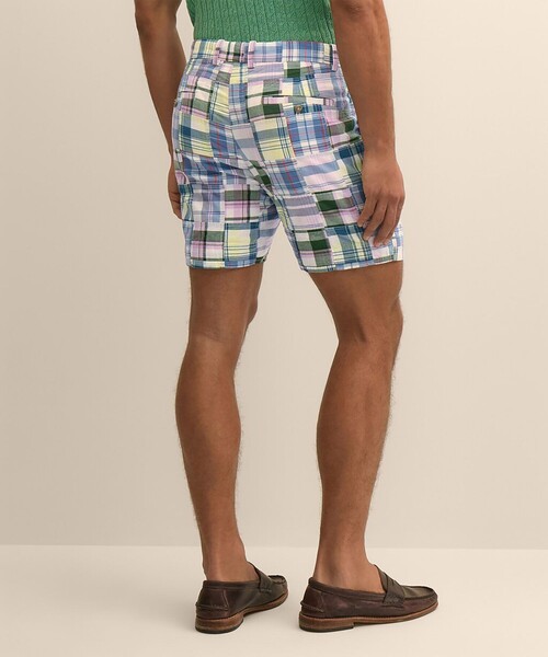 BROOKS BROTHERS(ブルックスブラザーズ)の「コットン マドラスパッチワーク 7inショーツ(その他パンツ・メンズ・マルチ・30inch/32inch/34inch/36inch/38inch)」の2枚目の写真