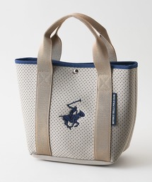 LB/S （エルビーエス）の「【BEVERLY HILLS POLO CLUB/ビバリーヒルズポロクラブ】【ネオプレーン風パンチング素材 軽量】パンチングネオミニトートバッグ カートバッグ ゴルフ 軽い 丈夫 メッシュ風 スポーティー 大人カジュアル（トートバッグ）」