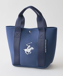 LB/S （エルビーエス）の「【BEVERLY HILLS POLO CLUB/ビバリーヒルズポロクラブ】【ネオプレーン風パンチング素材 軽量】パンチングネオミニトートバッグ カートバッグ ゴルフ 軽い 丈夫 メッシュ風 スポーティー 大人カジュアル（トートバッグ）」