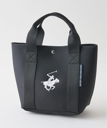 BEVERLY HILLS POLO CLUB（ビバリーヒルズポロクラブ）の「【BEVERLY HILLS POLO CLUB/ビバリーヒルズポロクラブ】【ネオプレーン風パンチング素材 軽量】パンチングネオミニトートバッグ カートバッグ ゴルフ 軽い 丈夫 メッシュ風 スポーティー 大人カジュアル（トートバッグ）」