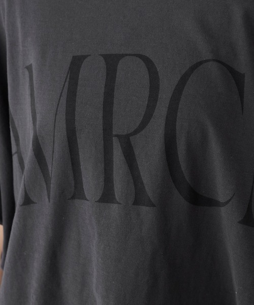 AMERICANA(アメリカーナ)の「【AMERICANA】クロップドワイドロールアップロゴTシャツ(Tシャツ/カットソー・レディース・スミクロ/ホワイト・FREE)」の4枚目の写真