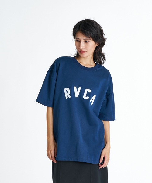RVCA(ルーカ)の「RVCA ウィメンズ RVCA LOGO DOLMAN 半袖シャツ 【2026年夏モデル】(シャツ/ブラウス・レディース・アイボリー/ネイビー/ブラック・SMALL/MEDIUM)」の3枚目の写真