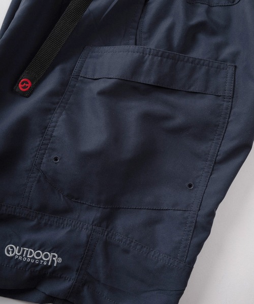 OUTDOOR PRODUCTS(アウトドアプロダクツ)の「【78】【OUTDOOR PRODUCTS/アウトドアプロダクツ】ブランドロゴ刺繍 ポリピーチ ダブルポケット カーゴショートパンツ/ハーフパンツ/水陸両用/接触冷感(その他パンツ・メンズ・カーキ/ベージュ/ネイビー・M/L/XL)」の10枚目の写真