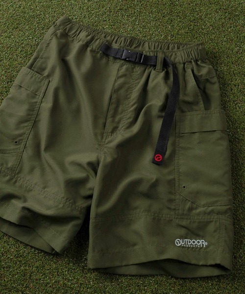 OUTDOOR PRODUCTS(アウトドアプロダクツ)の「【78】【OUTDOOR PRODUCTS/アウトドアプロダクツ】ブランドロゴ刺繍 ポリピーチ ダブルポケット カーゴショートパンツ/ハーフパンツ/水陸両用/接触冷感(その他パンツ・メンズ・カーキ/ベージュ/ネイビー・M/L/XL)」の18枚目の写真