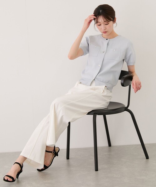 Jayro(ジャイロ)の「HAKIYASEワイドパンツ(その他パンツ・レディース・ブラック/カーキ/ホワイト系その他/ブルー系その他2・38)」の20枚目の写真