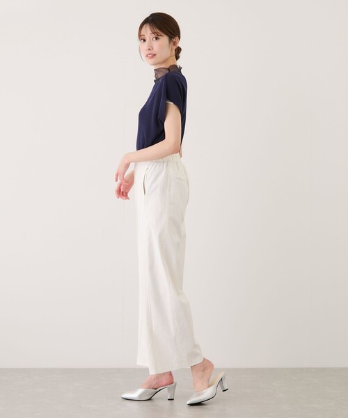 Jayro(ジャイロ)の「HAKIYASEワイドパンツ(その他パンツ・レディース・ブラック/カーキ/ホワイト系その他/ブルー系その他2・38)」の22枚目の写真
