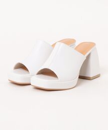 【A.K.R】【8.5㎝アップ】チャンキーヒールサンダル【厚底】